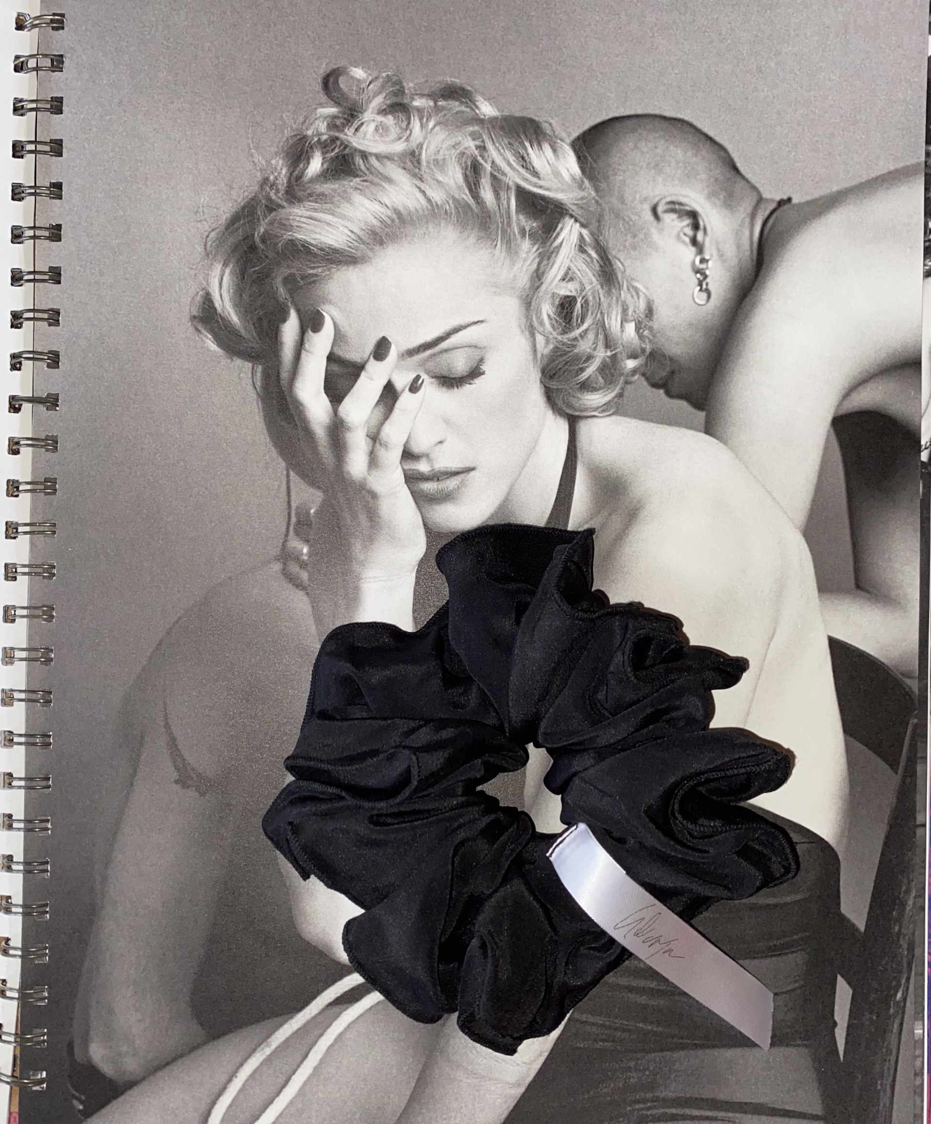 Silk Scrunchie ~ Black